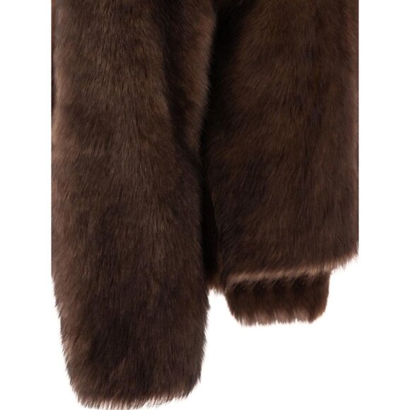 B&W Shearling Coat Tag Size 40 Women - Picture 4 of 4